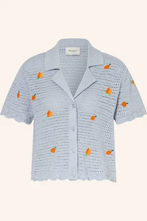 Pepe Jeans Strickshirt Olaya blau