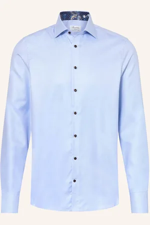 Stenströms Hemd Slimline Fit blau