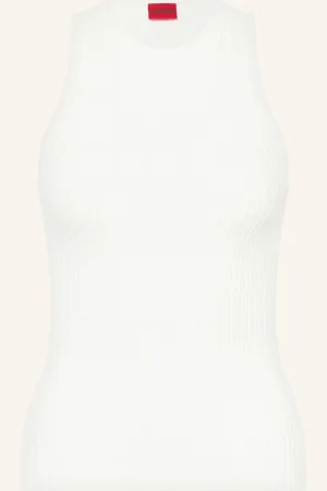 HUGO BOSS Stricktop Sarepla weiss