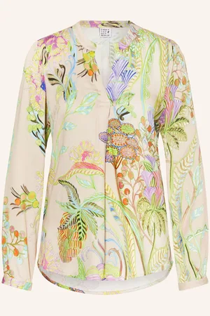 Emily van den Bergh Blusenshirt Aus Satin gruen