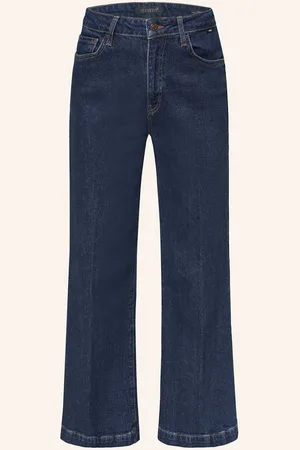 Mavi Wide Leg Jeans Malibu blau