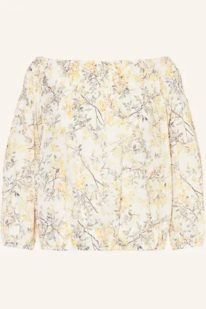 Van Laack Off-Shoulder-Bluse Bernice weiss