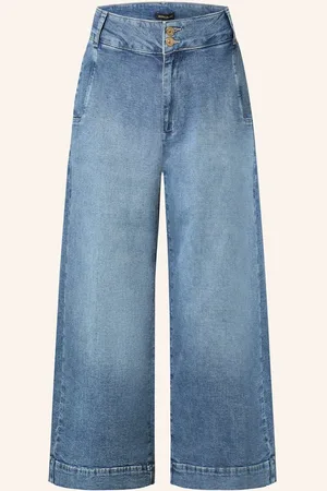 More & More 7/8-Jeans blau