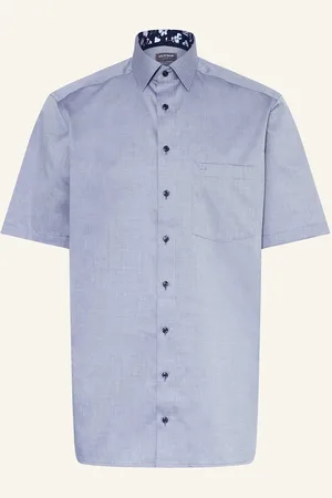 Olymp Kurzarm-Hemd Luxor Comfort Fit blau