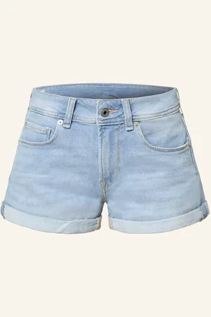 Pepe Jeans Jeansshorts Siouxie blau