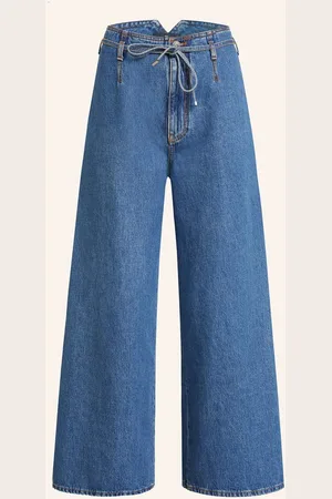 Etro Wide Leg Jeans blau
