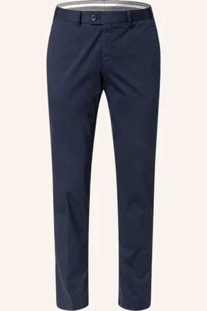 Hiltl Chino Slim Straight Fit blau