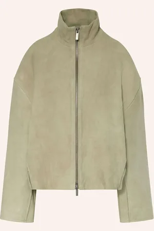 REMAIN Lederjacke beige