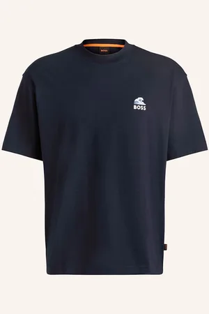 HUGO BOSS T-Shirt Te_Numbers blau