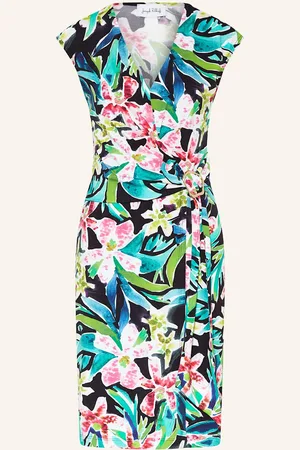 Joseph Ribkoff Jerseykleid In Wickeloptik gruen
