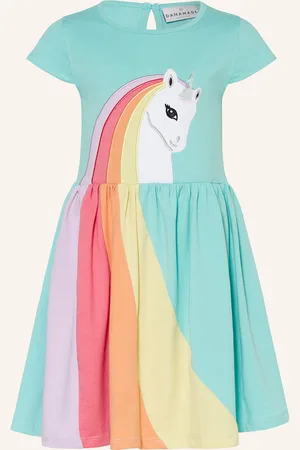 DANAMADE Jerseykleid Mit Pailletten blau