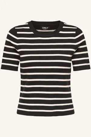 ONLY Strickshirt schwarz