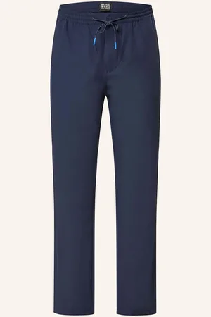 Scotch&Soda Chino Warren Im Jogging-Stil Regular Straight Fit blau