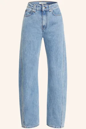 J.W.Anderson Barrel Jeans Twisted blau