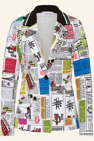 Joseph Ribkoff Jerseyblazer Mit Schmucksteinen weiss