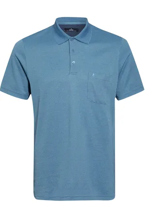 Ragman Piqué-Poloshirt gruen