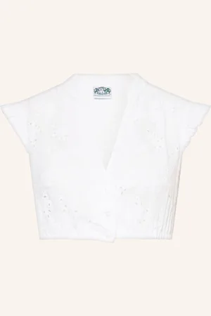 Hammerschmid Dirndlbluse Anja Mit Lochspitze