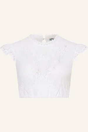 Hammerschmid Dirndlbluse Diana Mit Spitze