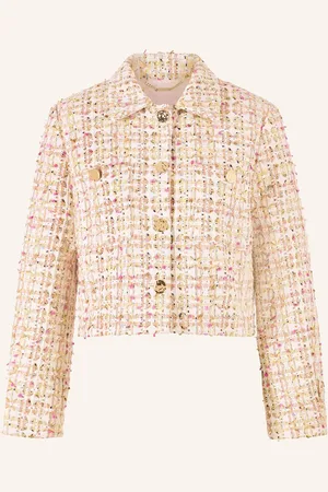 Rich & Royal Kastenjacke Aus Tweed rosa