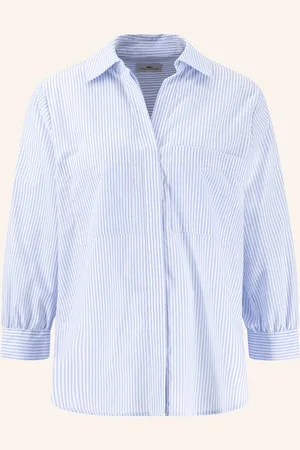 Fynch-Hatton Bluse blau