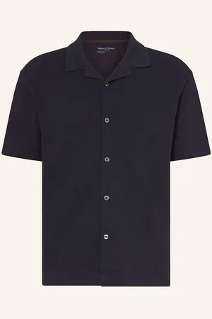 Marc O’ Polo Jerseyhemd Regular Fit blau