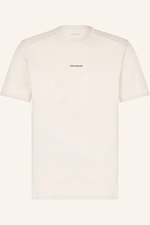 Salomon T-Shirt Trackline beige