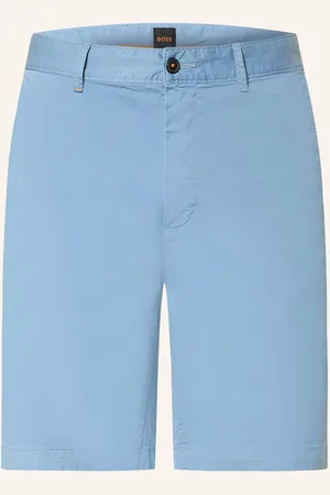 HUGO BOSS Chinoshorts Slim Fit blau