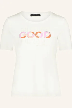 Betty Barclay T-Shirt Mit Schmucksteinen weiss