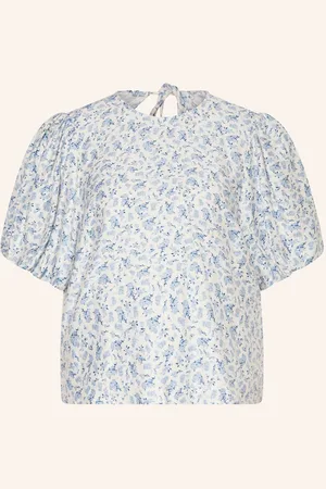 MSCH Blusenshirt Mschcajsa Karalynn blau