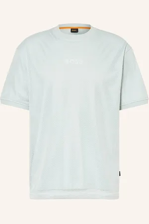 HUGO BOSS T-Shirt Summer Aus Mesh gruen