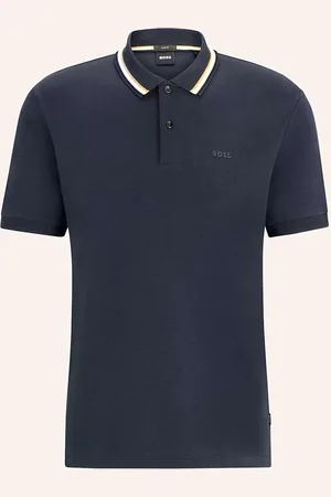 HUGO BOSS Poloshirt Penrose Slim Fit blau