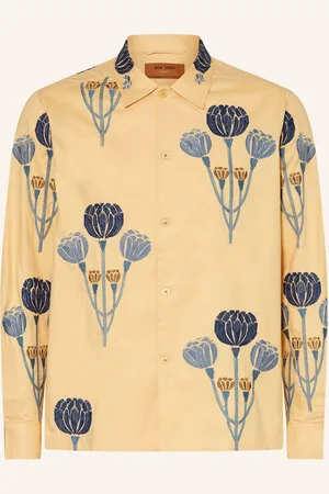 MOS MOSH Gallery Hemd Mmgflow Regular Fit beige