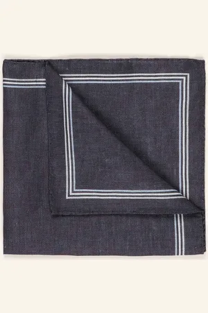 Reiss Einstecktuch Fiorello Aus Leinen blau