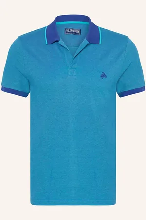 Vilebrequin Piqué-Poloshirt Palatin blau