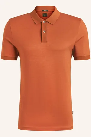 HUGO BOSS Jersey-Poloshirt Parlay orange