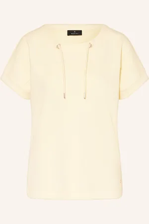 monari T-Shirt Mit Schmuckperlen gelb