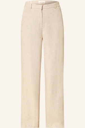 MSCH Hose Mschpennie Ginia Mit Leinen beige
