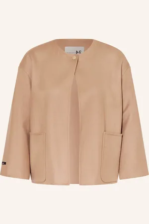 Manzoni 24 Kastenjacke Mit 3/4-Arm braun