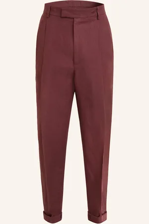 Dolce & Gabbana Leinenhose Extra Slim Fit rot