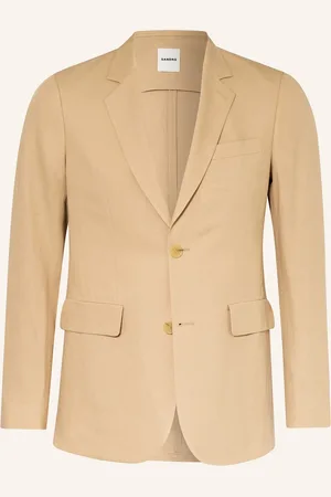 Sandro Anzugsakko Extra Slim Fit Mit Leinen braun