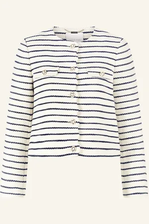 Rich & Royal Bouclé-Jacke weiss