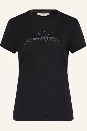 Icebreaker T-Shirt Merino 150 Tech Lite™ Aus Merinowolle schwarz