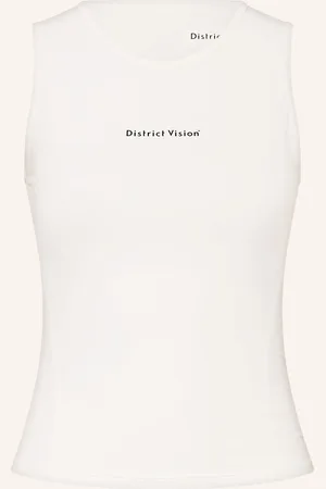 District Vision Cropped-Top weiss
