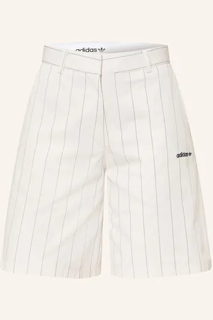 adidas Shorts Pinstripe weiss