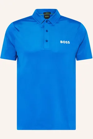 HUGO BOSS Funktions-Poloshirt Patteo blau