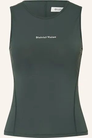 District Vision Cropped-Top gruen