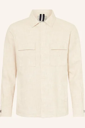 Profuomo Overshirt Mit Leinen