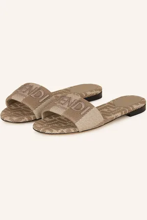 Fendi Pantoletten beige