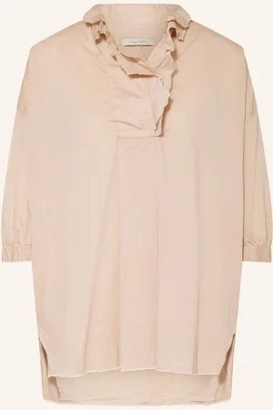 lilienfels Bluse Mit 3/4-Arm Und Rüschen