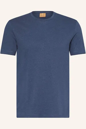 MOS MOSH Gallery T-Shirt Mmgpenn Mit Leinen blau